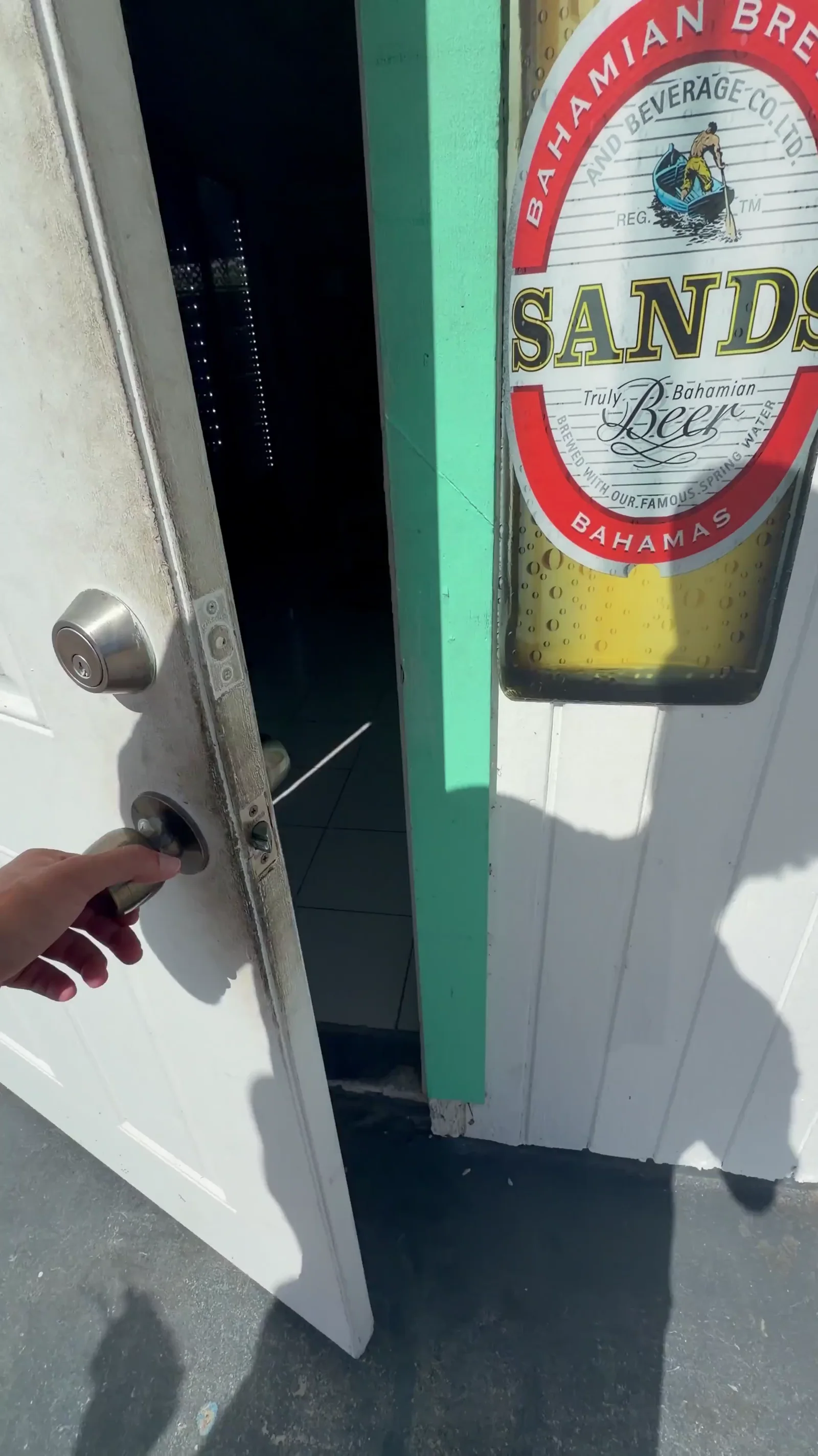 A cold Sands at the beach bar