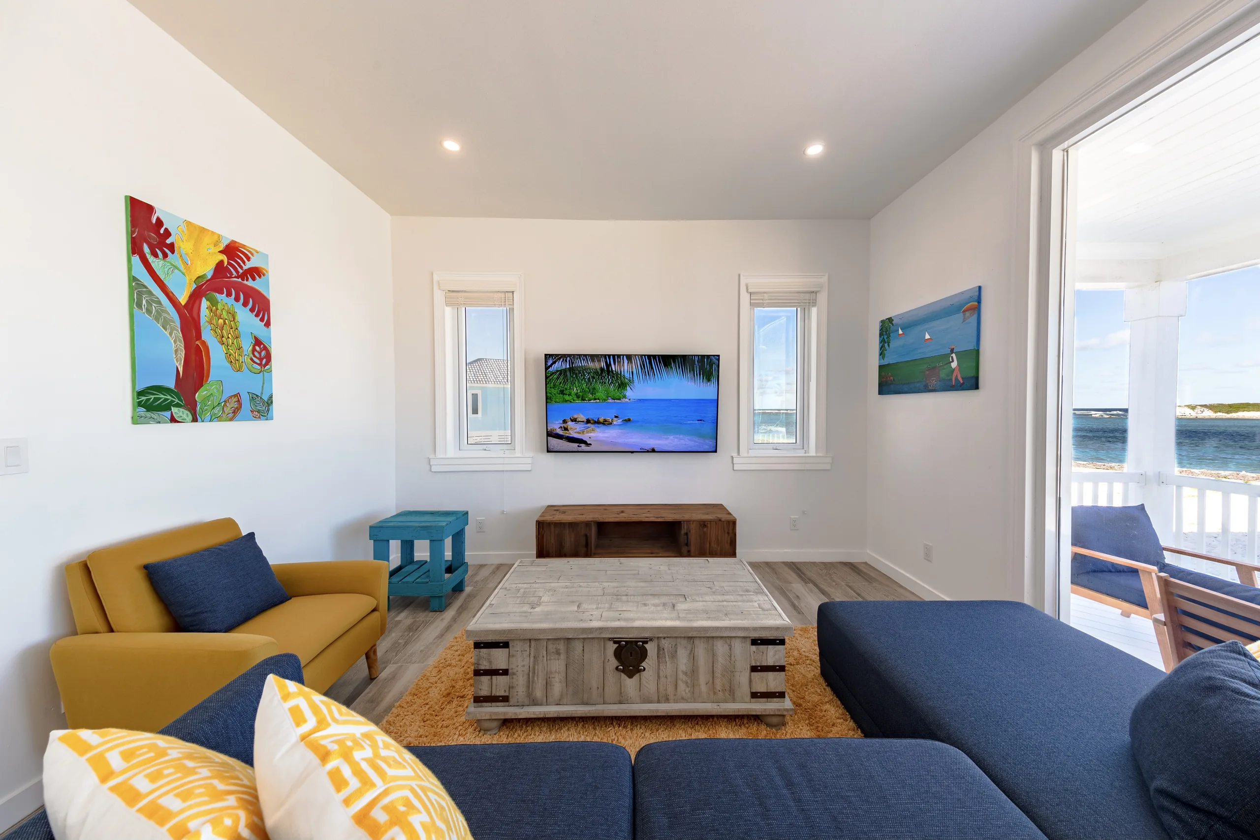 A villa living room
